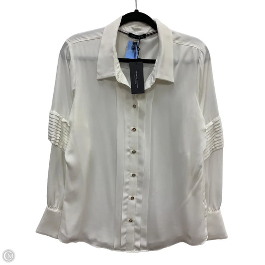 Top Long Sleeve By Tommy Hilfiger In White, Size: L