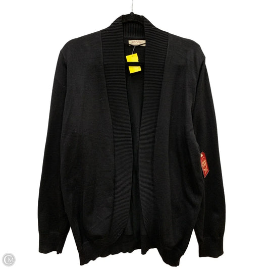 Cardigan By Faded Glory In Black, Size: Xxl