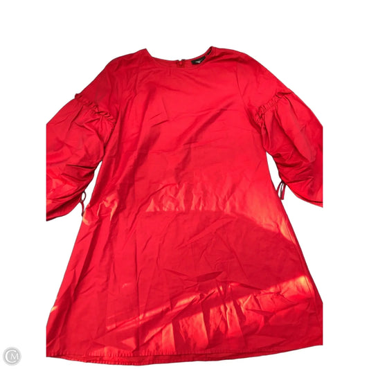 Dress Casual Midi By Halogen In Red, Size: S