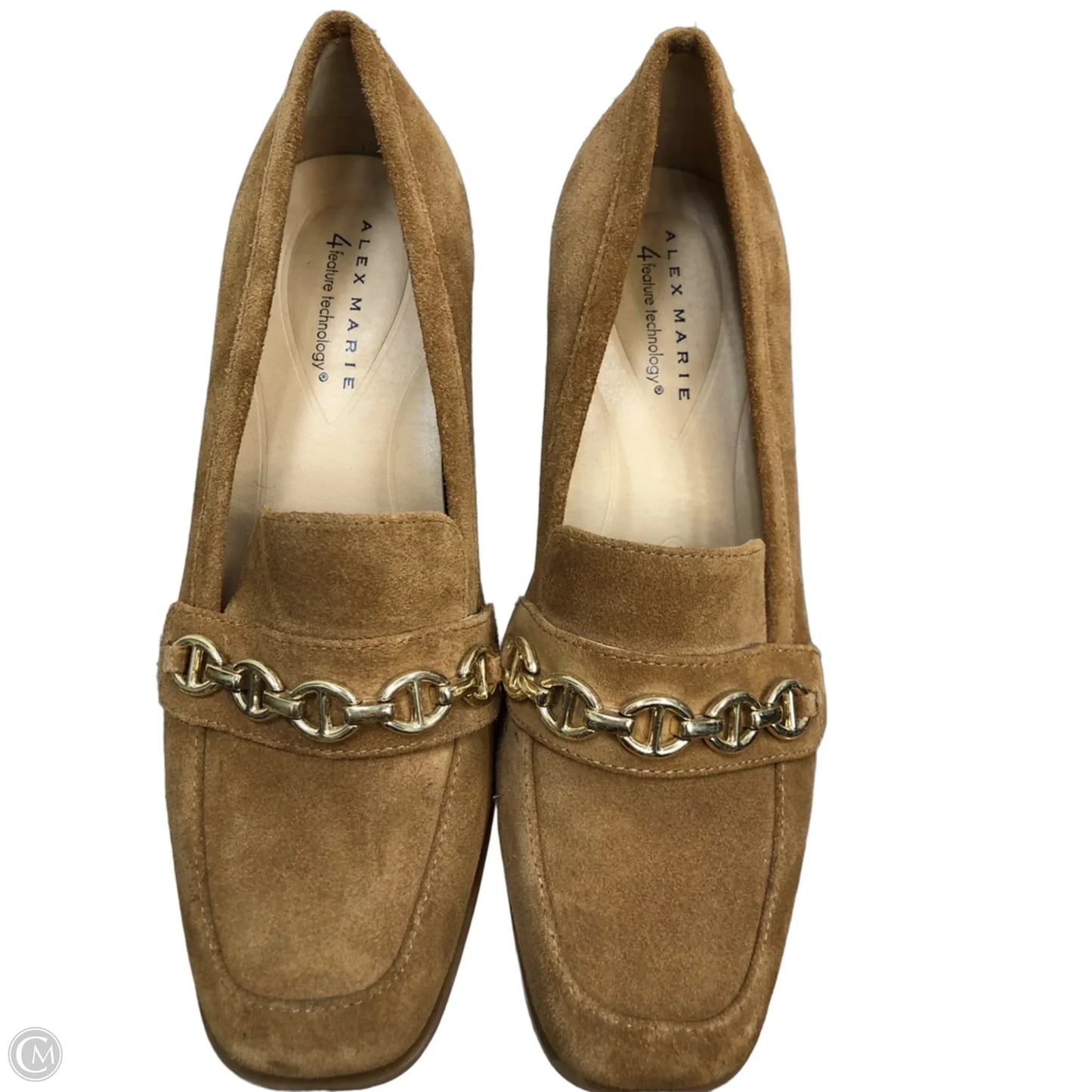 Shoes Heels Block By Alex Marie In Brown, Size: 7.5