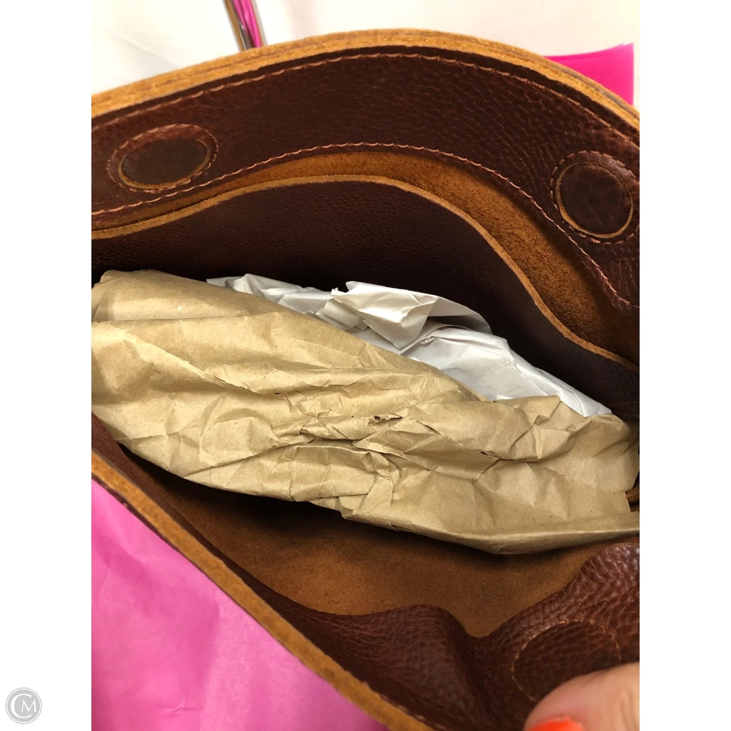 Crossbody By Portland Leather, Size: Small
