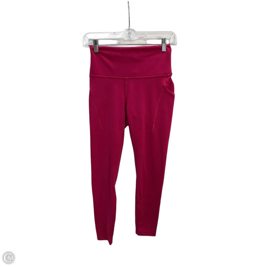 Athletic Leggings By Lululemon In Pink, Size: 6