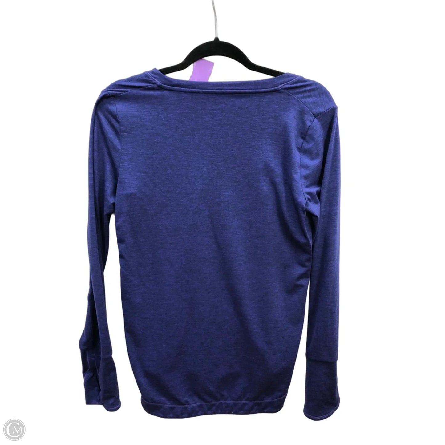Athletic Top Long Sleeve Collar By Athleta In Blue, Size: S