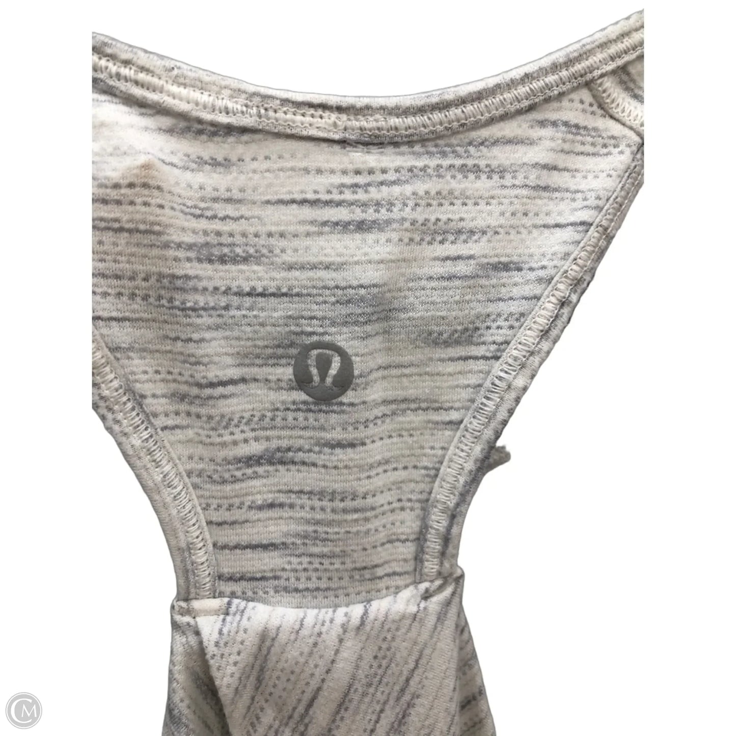 Athletic Tank Top By Lululemon In Grey, Size: S