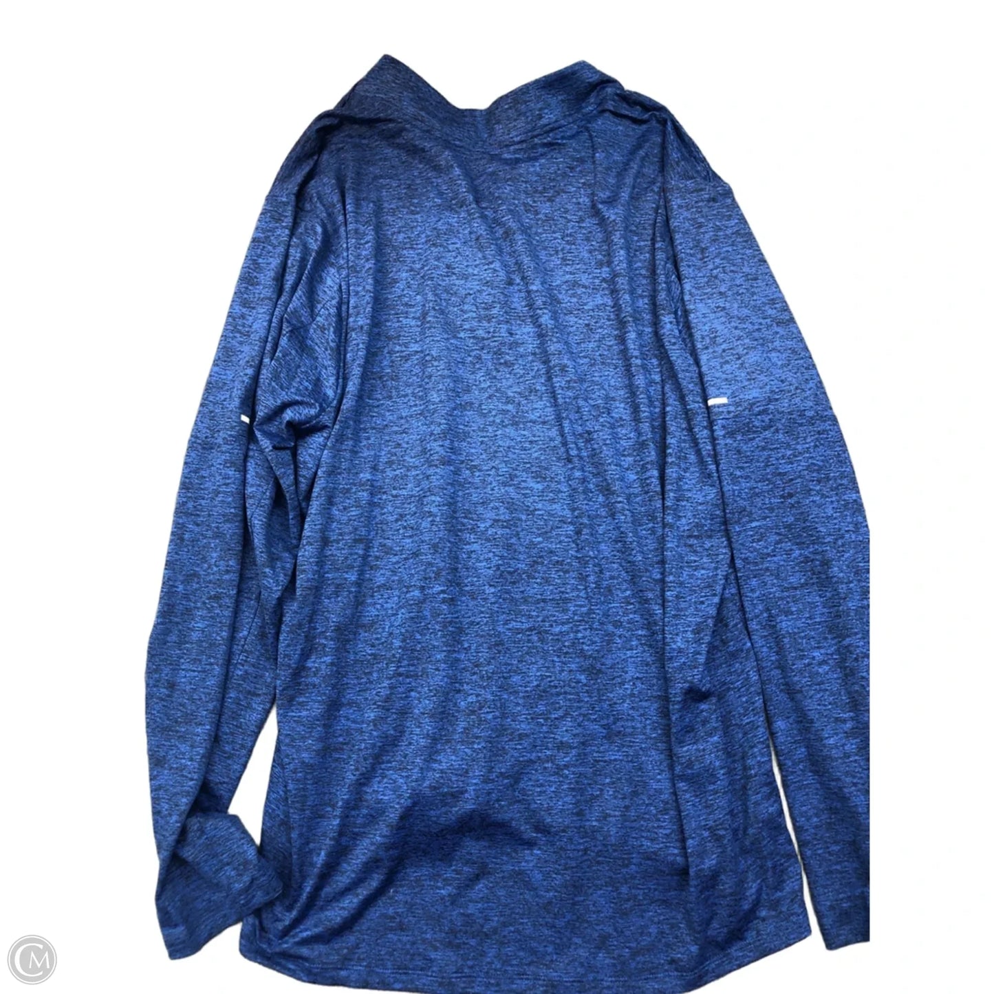 Athletic Sweatshirt Collar By Nike In Blue, Size: Xl