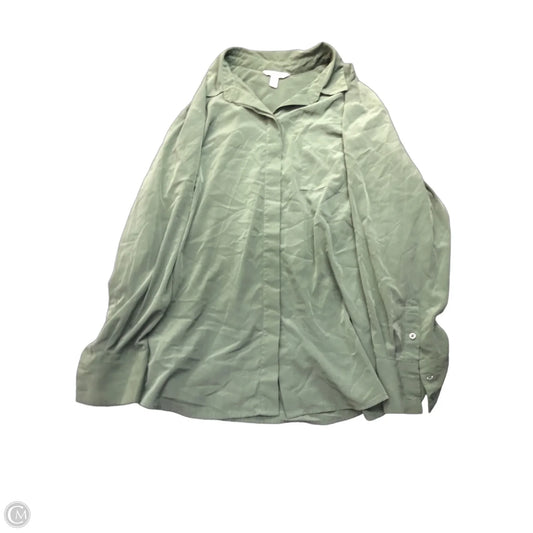 Top Long Sleeve By Nine West In Green, Size: 2x