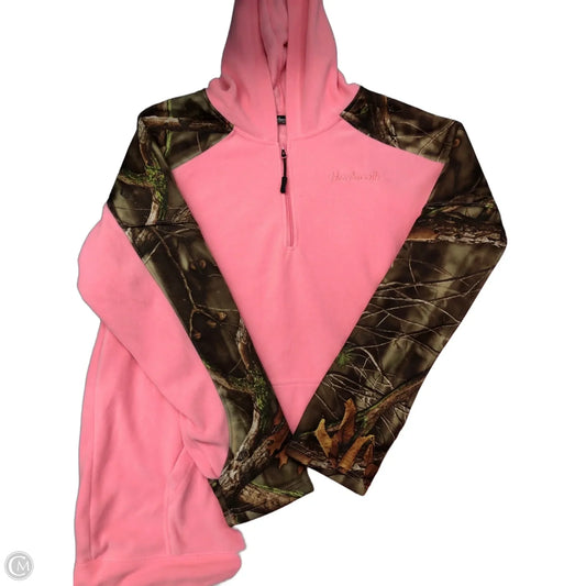 Sweatshirt Hoodie By Clothes Mentor In Pink, Size: 3x
