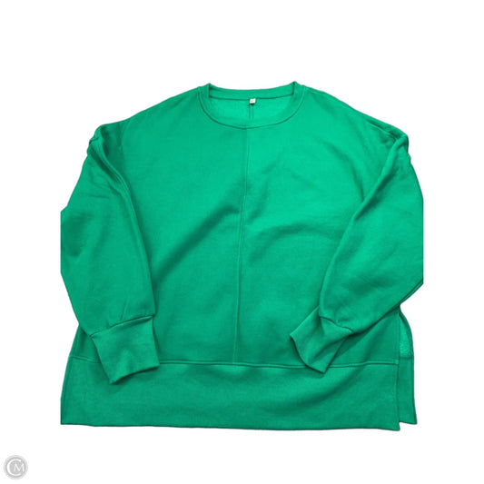 Sweatshirt Crewneck By Clothes Mentor In Green, Size: Xl
