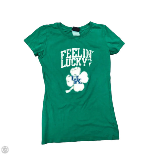 Top Short Sleeve By Clothes Mentor In Green, Size: S