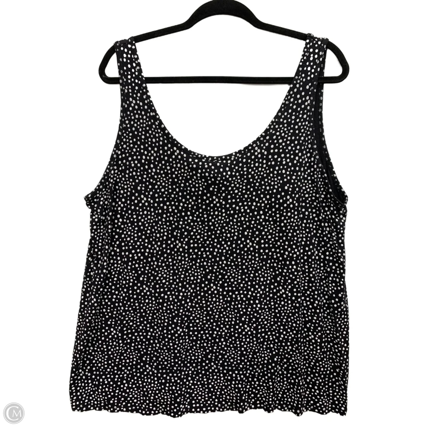 Top Sleeveless By Lane Bryant In Polkadot Pattern, Size: 22