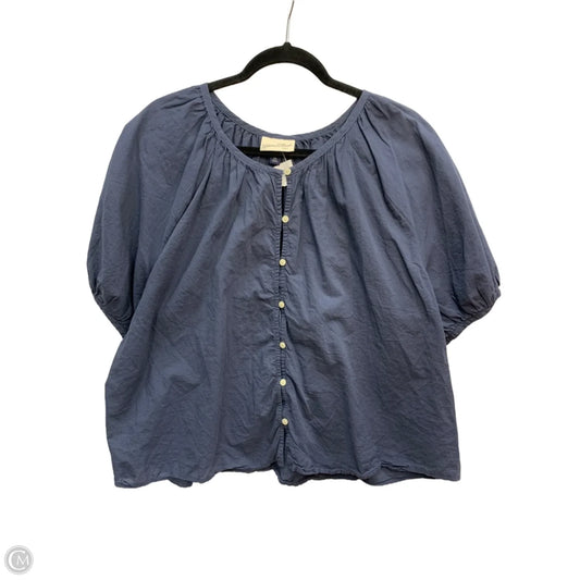 Top Short Sleeve By Universal Thread In Navy, Size: Xxl
