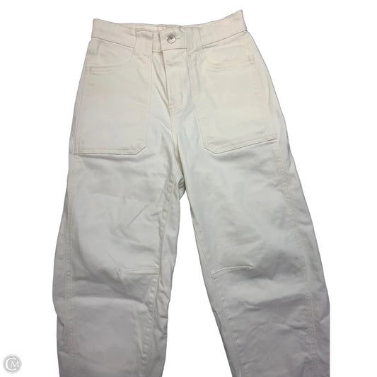 Jeans Cropped By Free Assembly In White, Size: 0