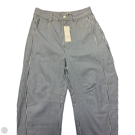 Jeans Wide Leg By Altard State In Striped Pattern, Size: S