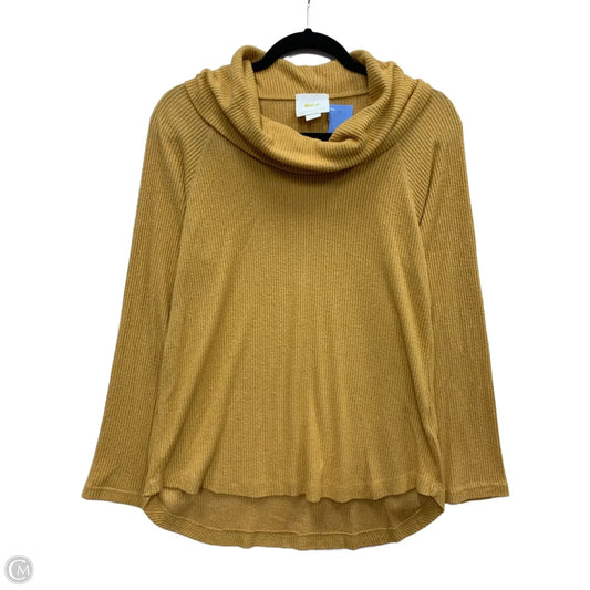 Top Long Sleeve By Maeve In Yellow, Size: S