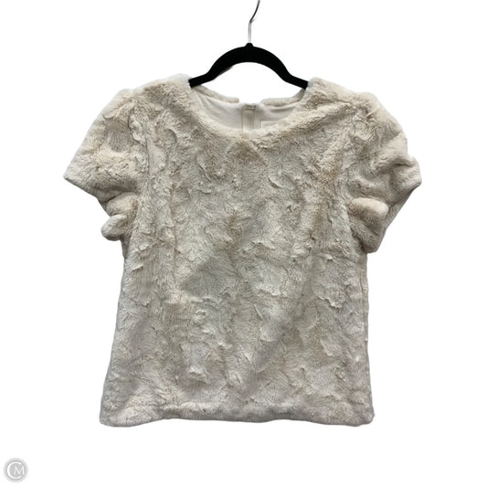 Sweater Short Sleeve By Anthropologie In Cream, Size: 4