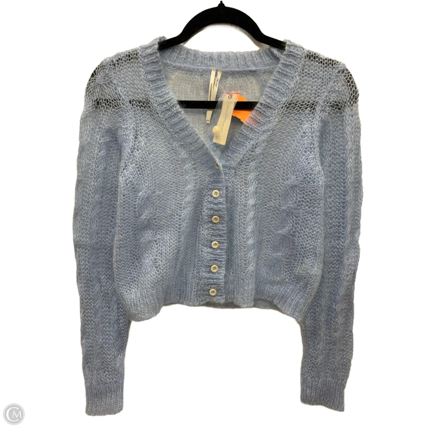 Cardigan By Anthropologie In Blue, Size: Xxs