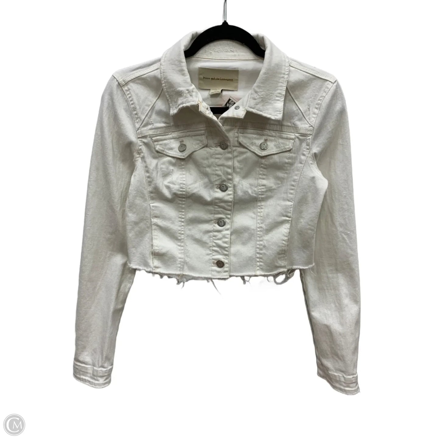 Jacket Denim By Pilcro In White, Size: S