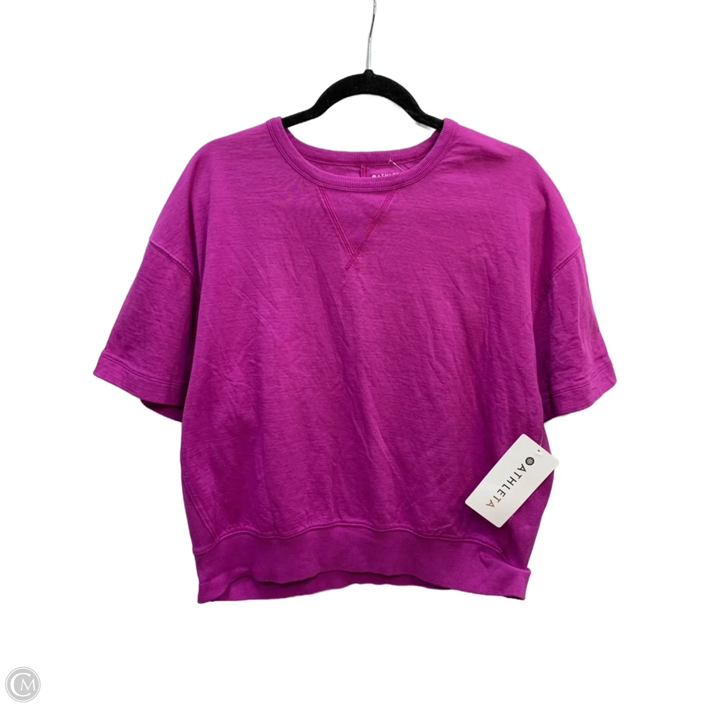 Sweatshirt Crewneck By Athleta In Purple, Size: S