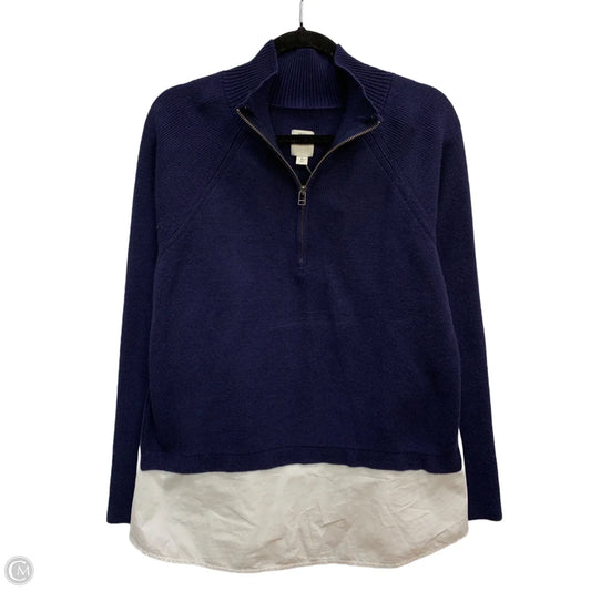 Sweatshirt Crewneck By Maeve In Navy, Size: Xl