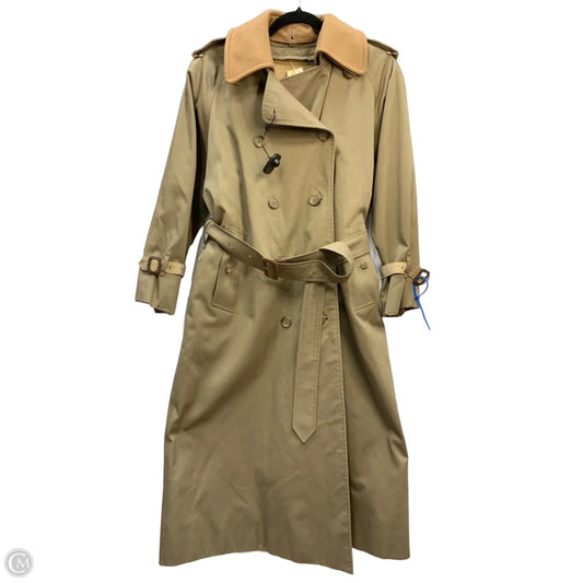 Coat Luxury Designer By Burberry In Brown, Size: M