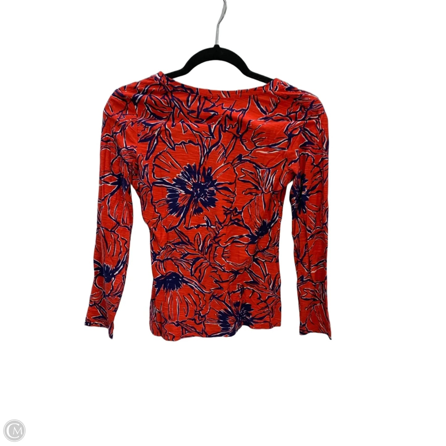 Top Short Sleeve Designer By Lilly Pulitzer In Red, Size: S