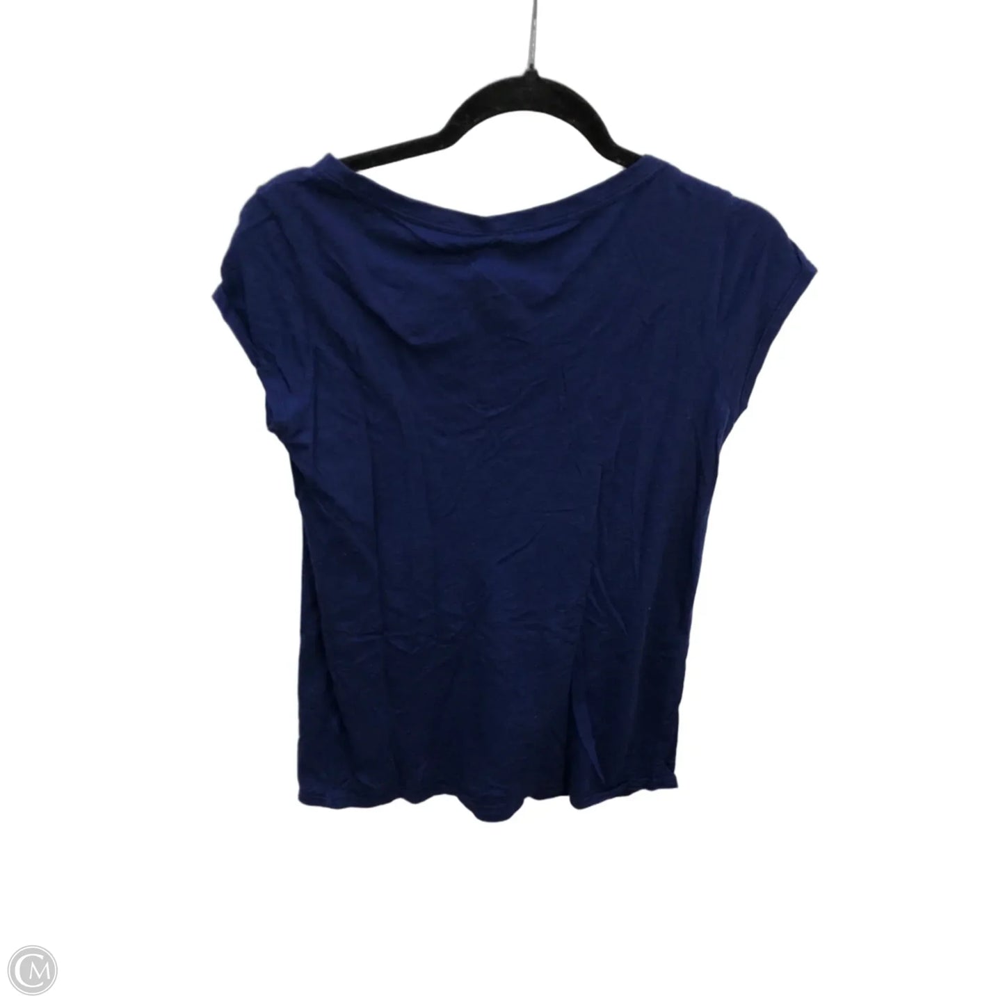 Top Short Sleeve By Velvet In Blue, Size: S