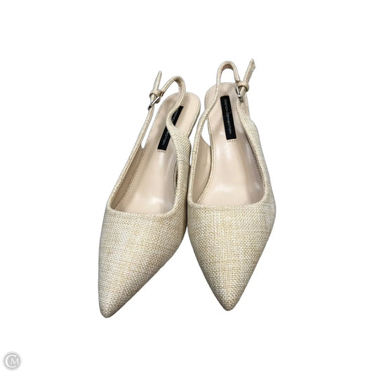 Shoes Heels Kitten By French Connection In Tan, Size: 9