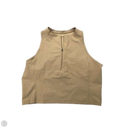 Athletic Tank Top By Athleta In Brown, Size: Xl