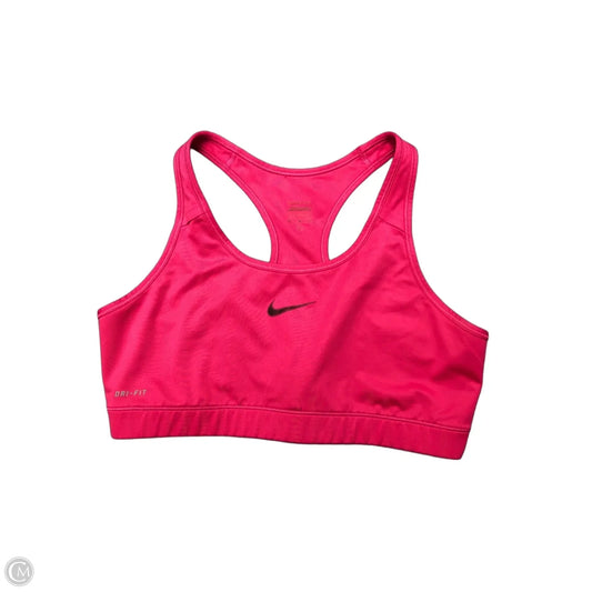 Athletic Bra By Nike In Pink, Size: Xl