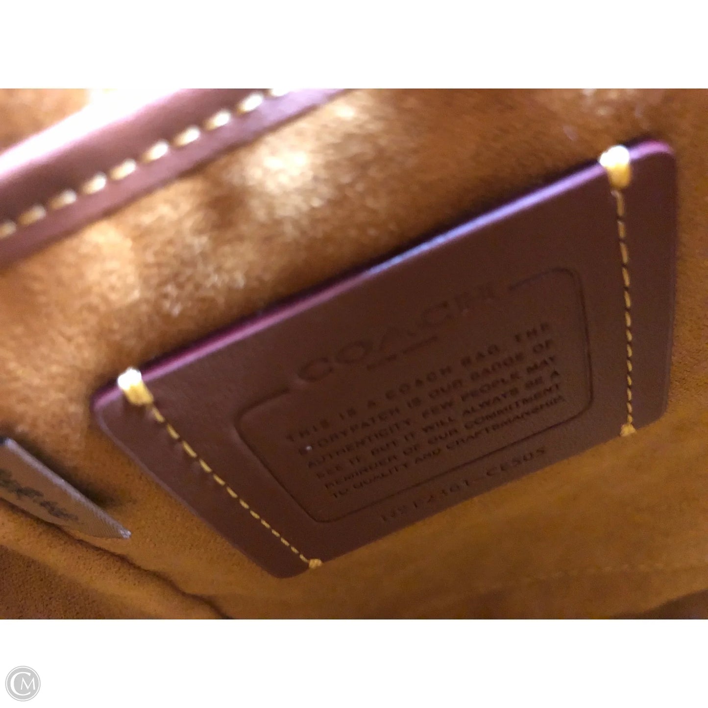 Crossbody Designer By Coach, Size: Small