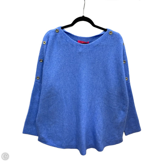 Sweater Designer By Lilly Pulitzer In Blue, Size: Xl