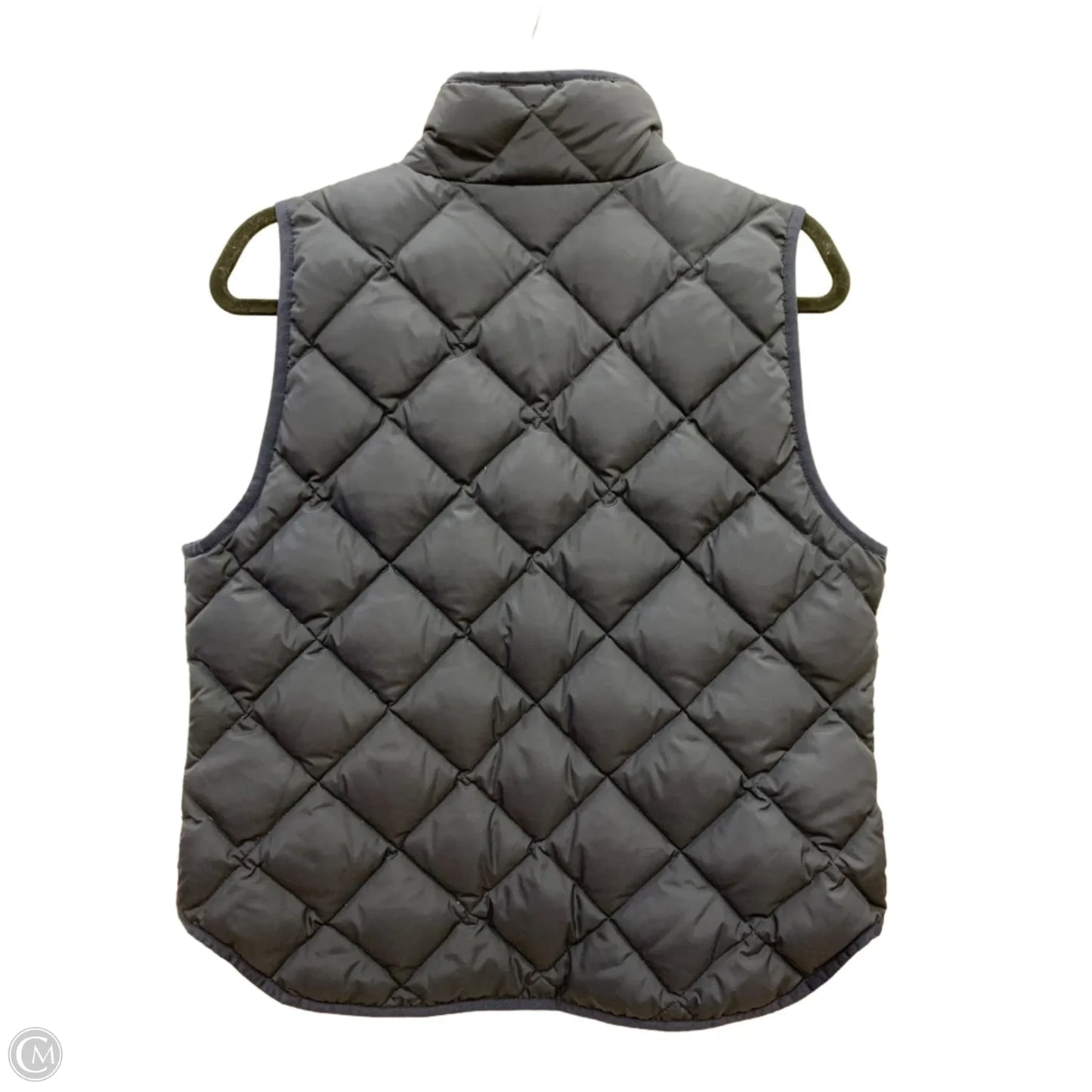 Vest Puffer & Quilted By J. Crew In Blue, Size: Lp