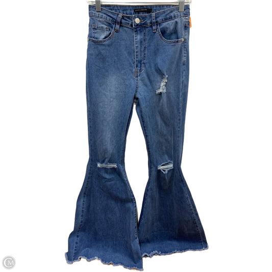 Jeans Flared By Clothes Mentor In Blue Denim, Size: M