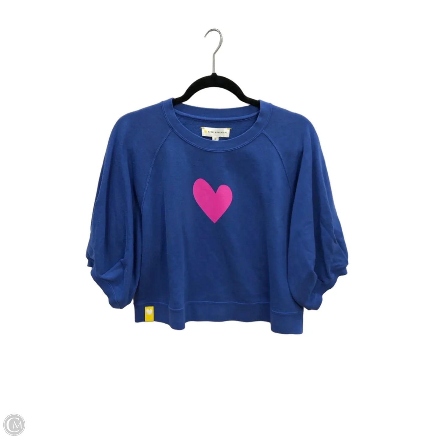 Sweatshirt Crewneck By Kerri Rosenthal In Blue, Size: M