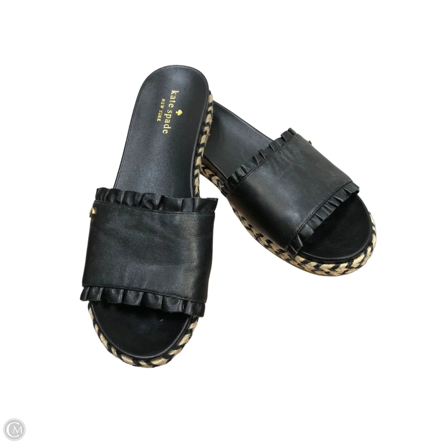 Shoes Designer By Kate Spade In Black, Size: 7.5