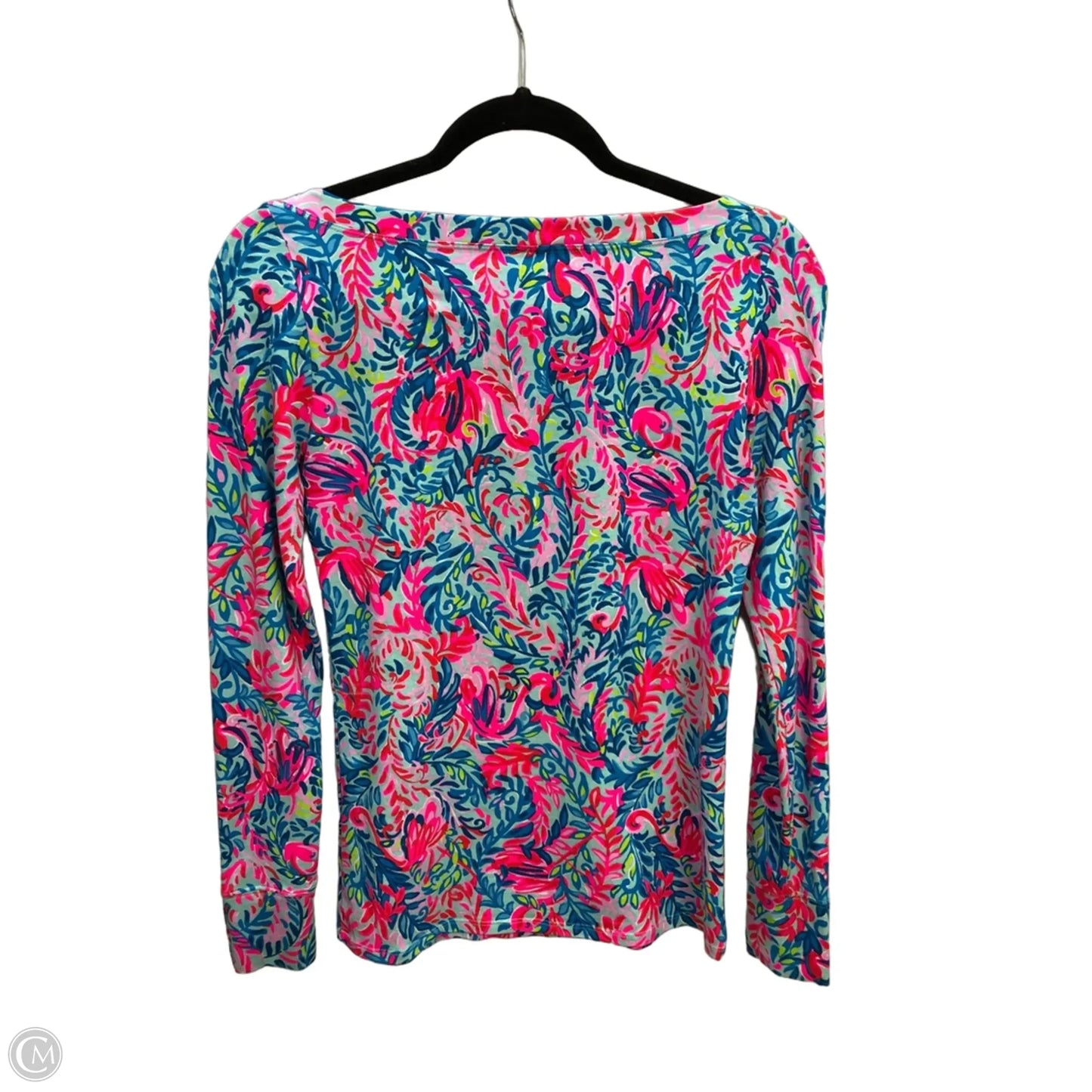 Top Long Sleeve Designer By Lilly Pulitzer In Floral Print, Size: Xs