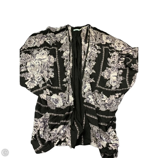 Kimono By Kimichi Blue In Black & Grey, Size: M