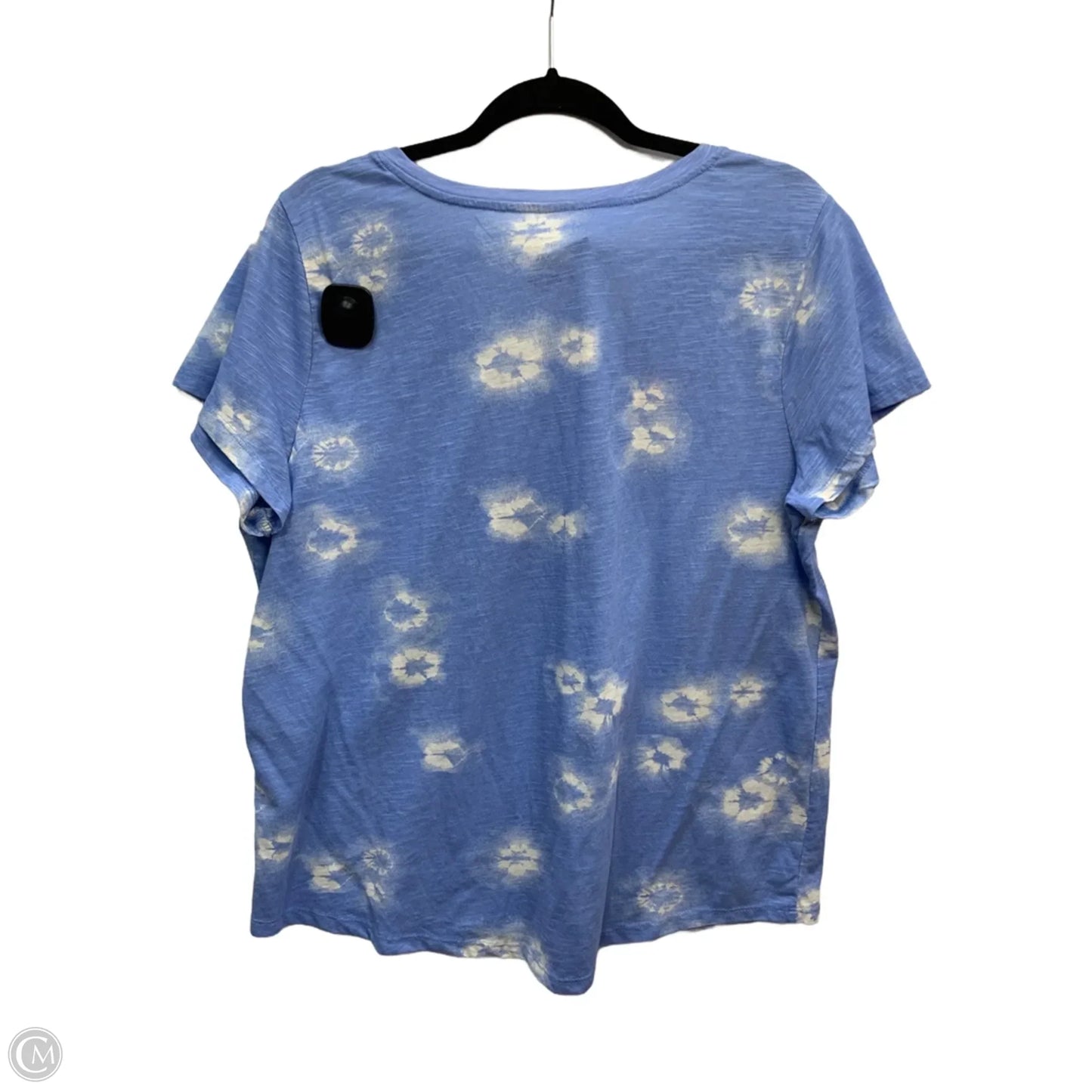 Top Short Sleeve Basic By Sonoma In Blue & White, Size: Xxl