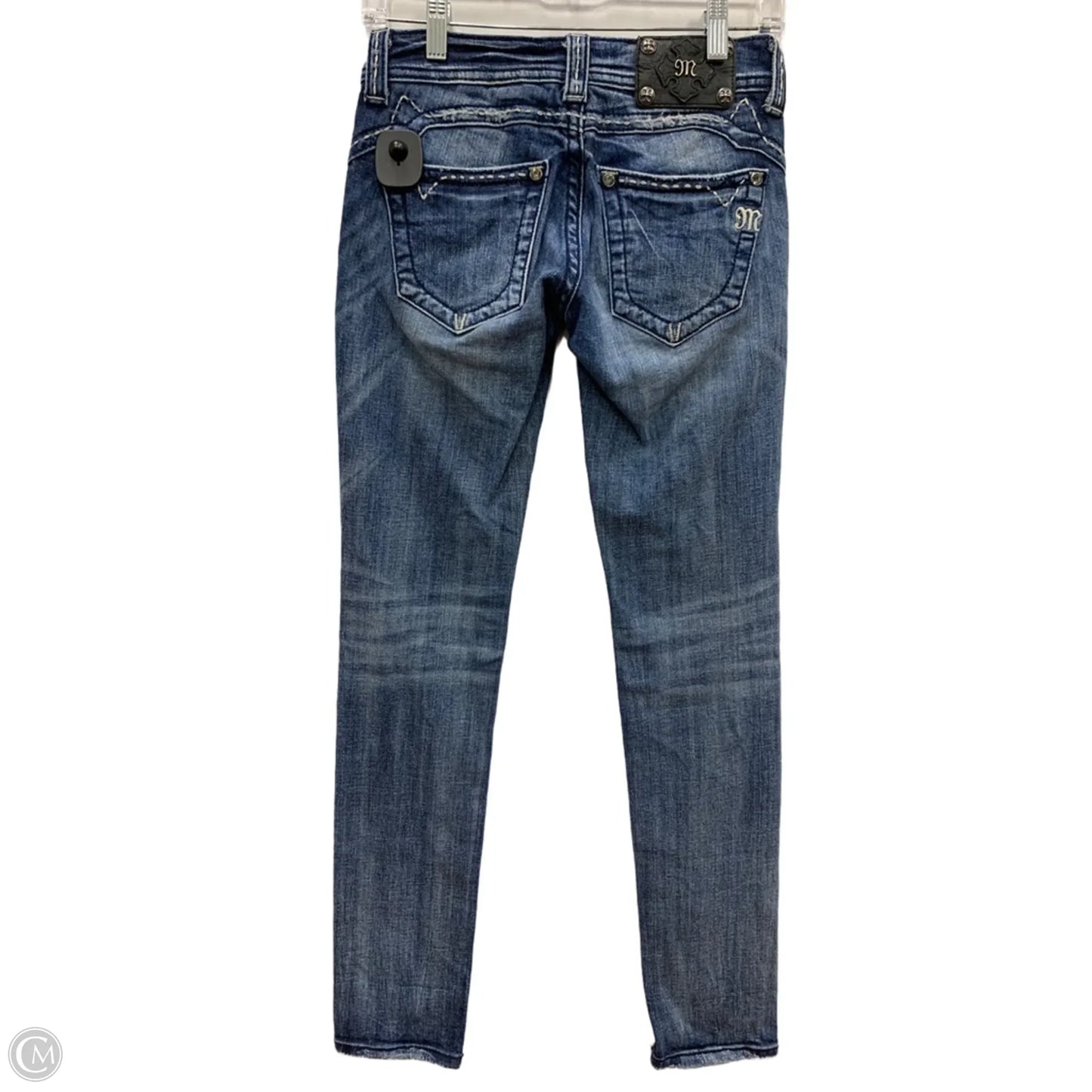 Jeans Skinny By Miss Me In Blue Denim, Size: 0