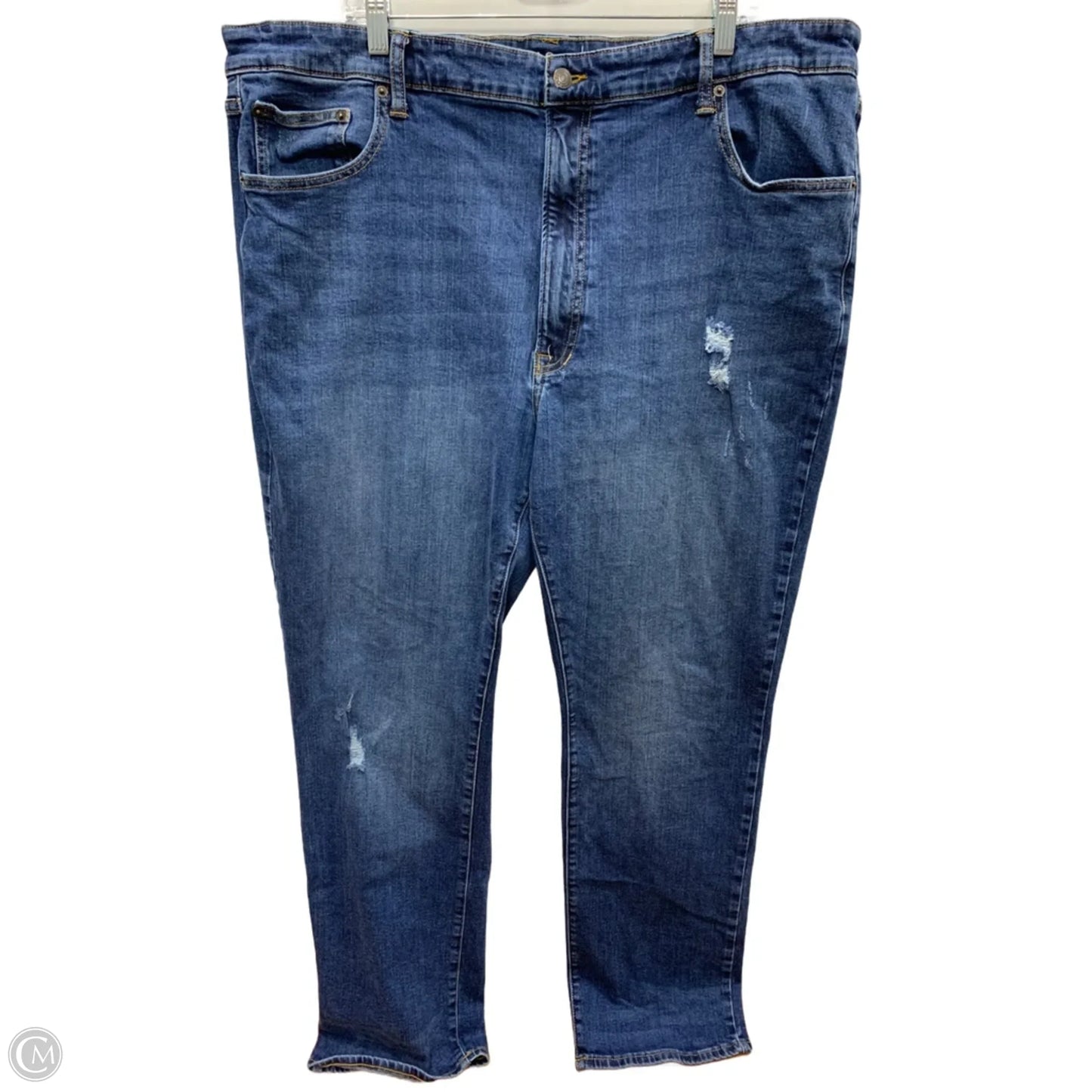 Jeans Flared By Arizona In Blue Denim, Size: 28