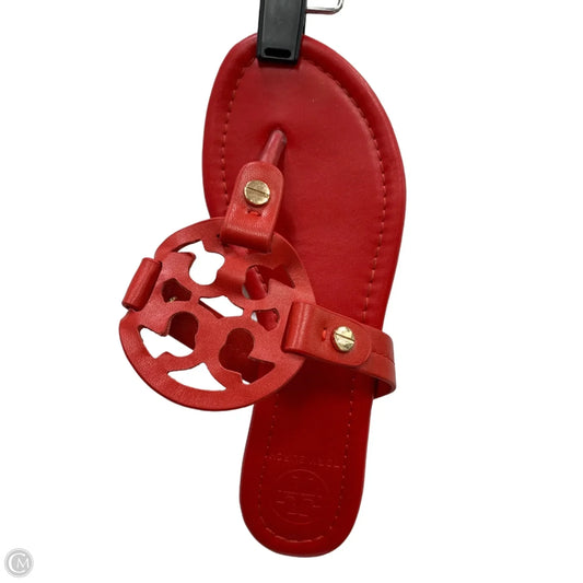 Sandals Designer By Tory Burch In Red, Size: 7