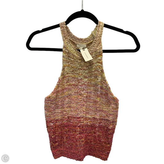 Tank Top By Pilcro In Pink & Yellow, Size: Xs
