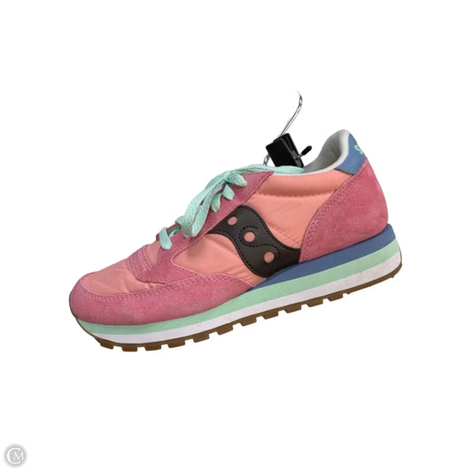Shoes Athletic By Saucony In Pink & Purple, Size: 7.5