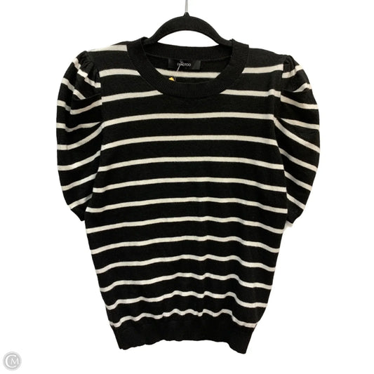 Sweater Short Sleeve By Dokotoo In Black & White, Size: M