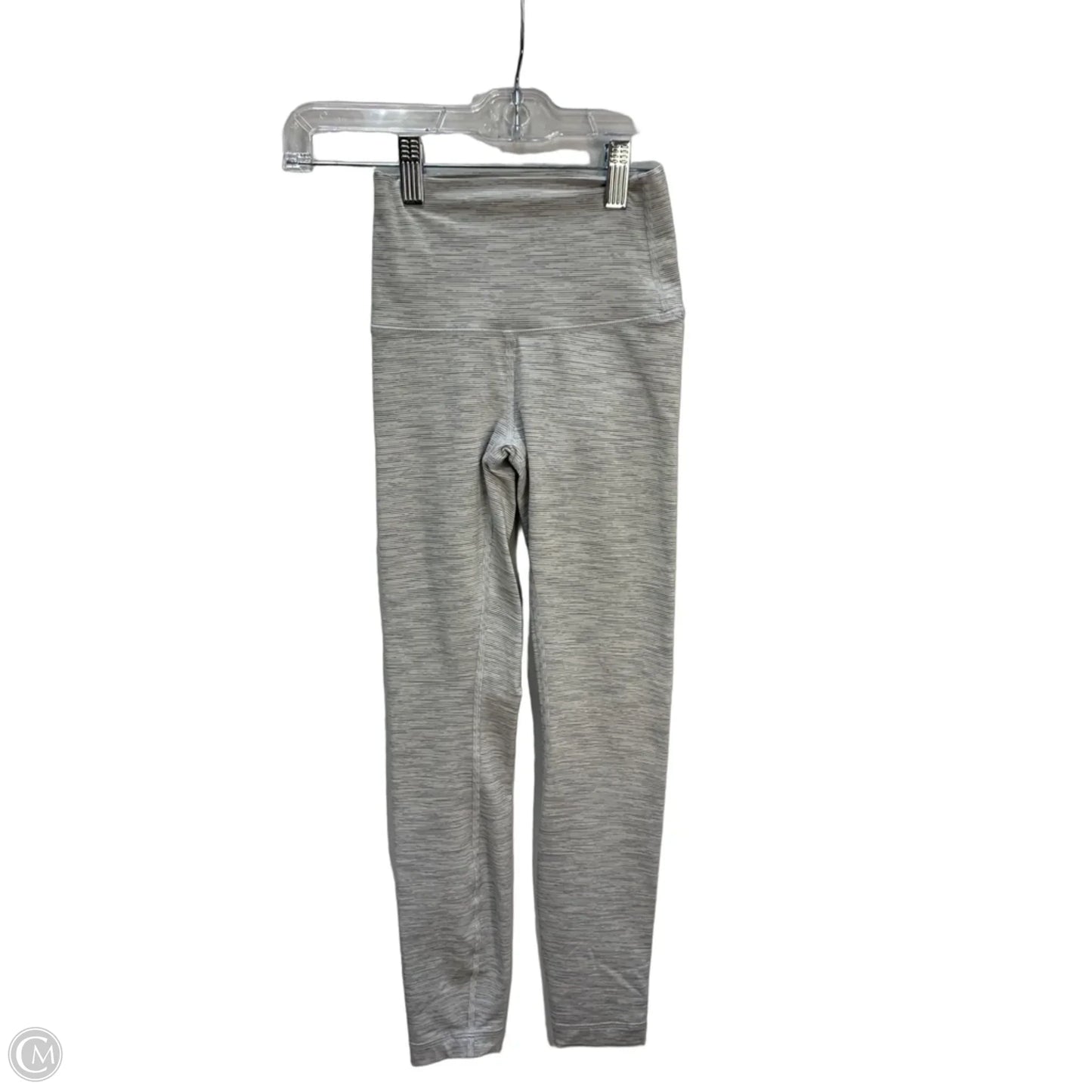 Athletic Leggings By Lululemon In Grey, Size: Xs