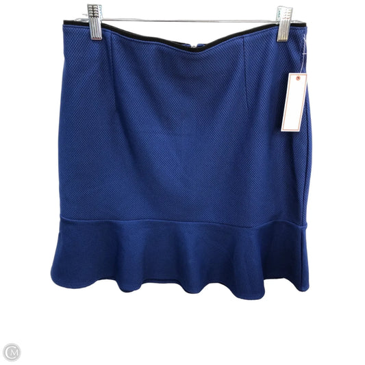 Skirt Midi By Bisou Bisou In Blue, Size: L