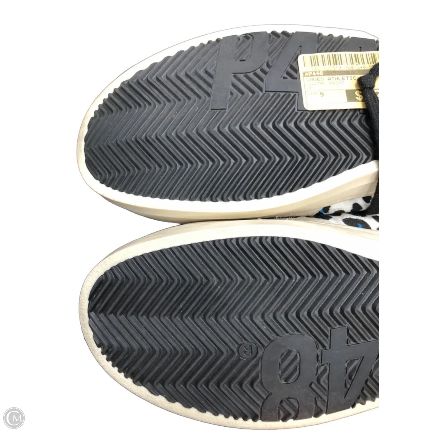 Shoes Athletic By P448 In Animal Print, Size: 9