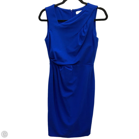 Dress Party Midi By Calvin Klein In Blue, Size: 2