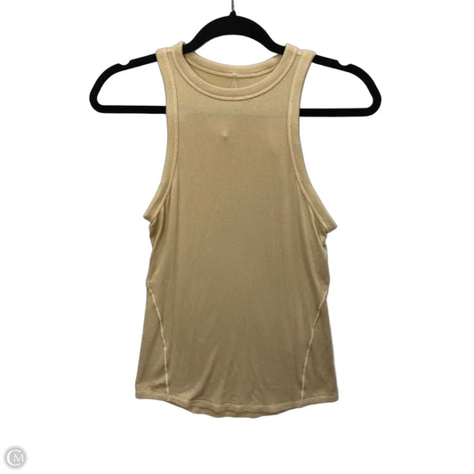 Athletic Tank Top By Lululemon In Tan, Size: S