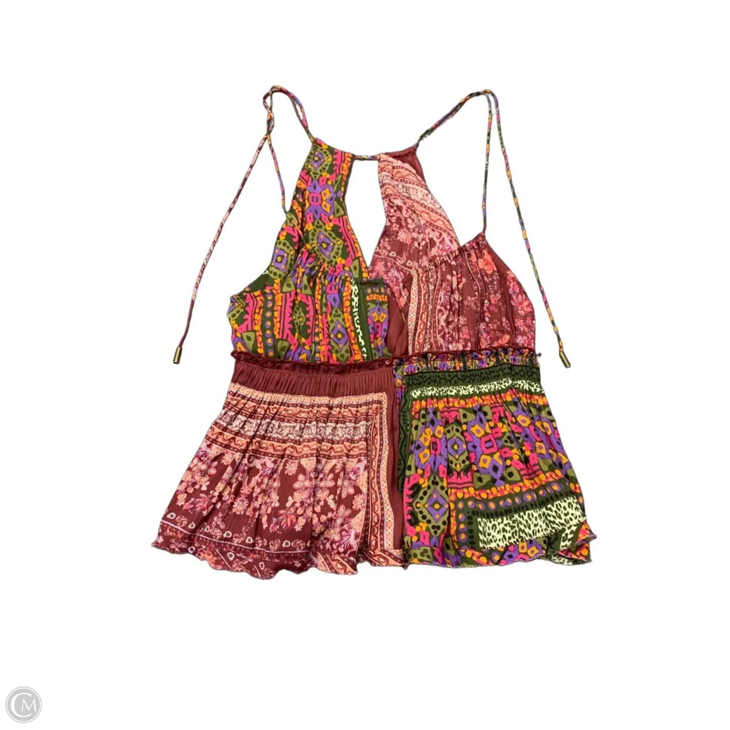 Tank Top By Free People In Maroon, Size: M